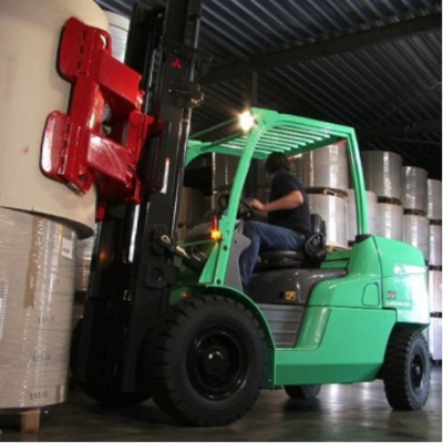 Xe nâng Mitsubishi kẹp giấy Paper Roll Clamp