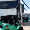 Xe nâng Mitsubishi gật gù Hinged Fork
